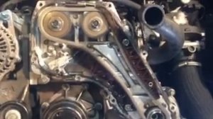 Grand Starex D4CB треск мотора (болтается цепь)