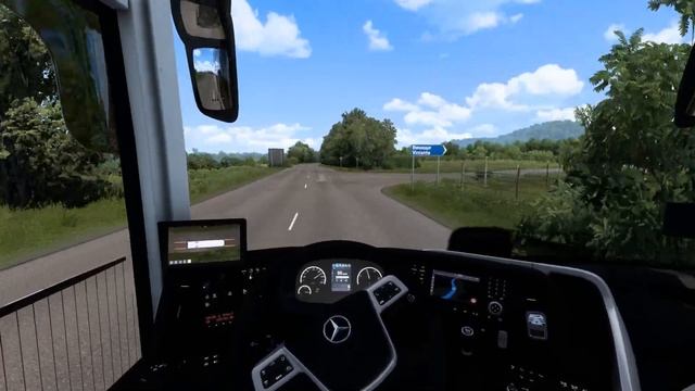 ETS2 1.47 | Mercedes-Benz New Travego 16 SHD 2023 | Bus Driving | ETS2 Mods смотреть онлайн