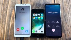 Mobile Calls Xiaomi Redmi 6A, iPhone 5, Samsung Galaxy S9/ iOS vs Android/ Alarm Crazy Calls