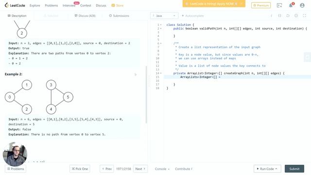 #1971: Find if Path Exists in Graph - LeetCode Solutions смотреть онлайн