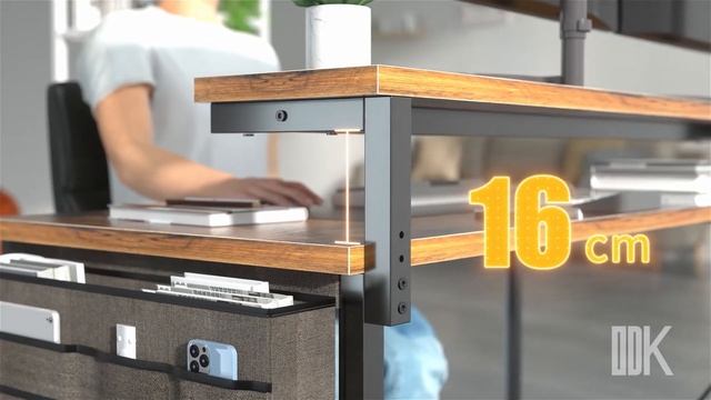 ODK 40" Computer Desk with Adjustable Monitor Shelves, ODK Furniture, Home Improvement смотреть онлайн