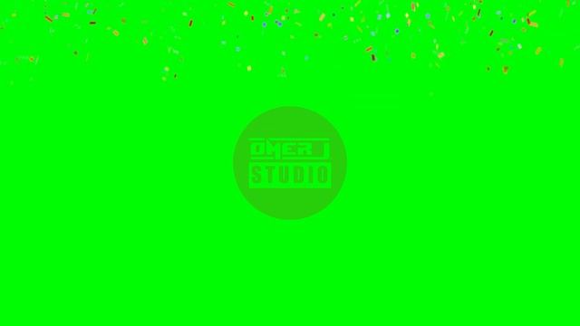 Confetti - Green Screen Effect | OMER J GRAPHICS | OMER J STUDIO смотреть онлайн