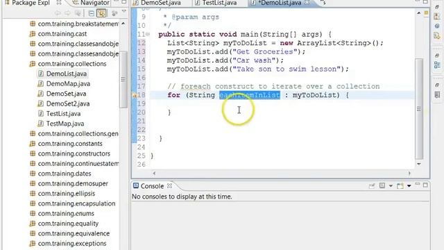 Java Collections Framework Tutorial - The List Interface смотреть онлайн