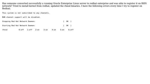 DevOps & SysAdmins: Convert Oracle enterprise to redhat смотреть онлайн