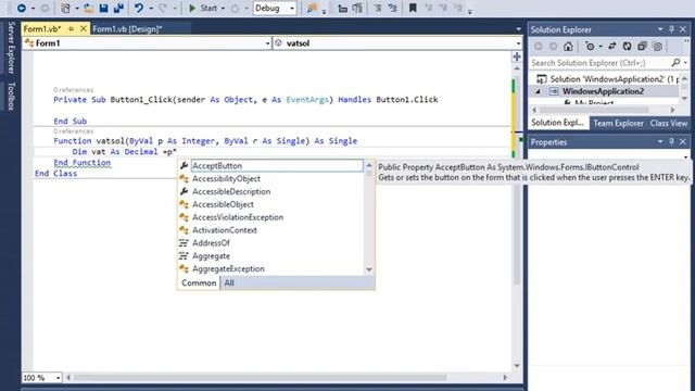VAT calculator in vb.net смотреть онлайн