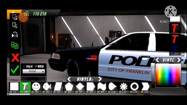 Как сделать топ винил POLICE на FORD CROWN VICTORIA? | Car Parking. смотреть онлайн