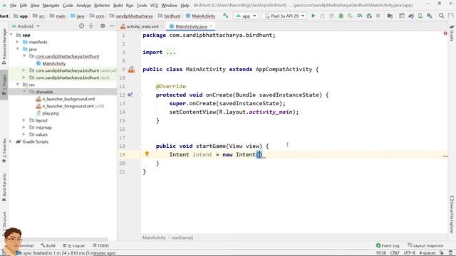 Android Game Development in Android Studio | Bird Hunt | Part-1 смотреть онлайн