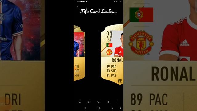 Fifa 22 Card Leaks Ronaldo vs Messi... смотреть онлайн