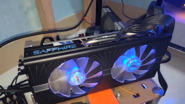 Rx 580 8gb Sapphire Nitro Upgrade Fan LED Blue #amd #vga смотреть онлайн