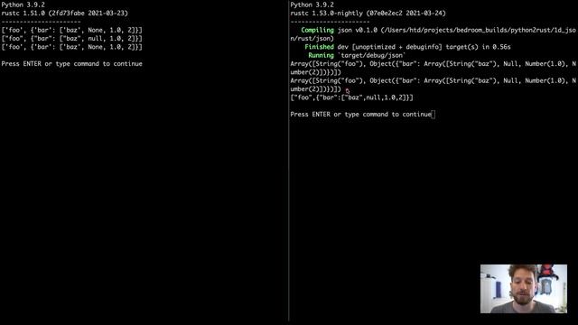 1D. JSON - From Python to Rust смотреть онлайн