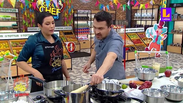 El Gran Chef Famosos PROGRAMA 15 de julio | Plato uno: Comida de Feria | LATINA EN VIVO смотреть онлайн