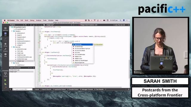 Pacific++ 2017: Sarah Smith "Postcards from the Cross-platform Frontier" смотреть онлайн
