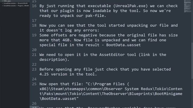 Observer: System Redux pak unpacking  xXSlayerXx password