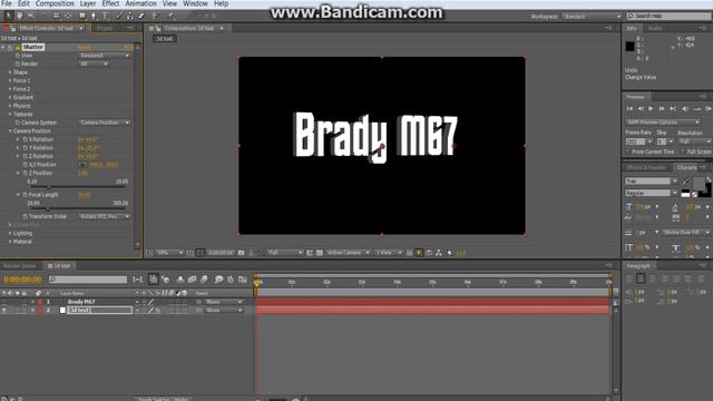 Adobe After Effects Cs5 Tutorial - Simple 3D Text, Best Render Settings смотреть онлайн