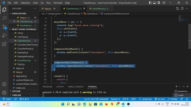 11 React Hook Cleanup in Telugu смотреть онлайн
