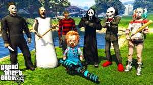 КРИК И ХАРЛИ КВИНН ОТПРАВИЛИСЬ НА ВЕЧЕРИНКУ В ГТА 5 МОДЫ! ОБЗОР МОДА В GTA 5! ИГРЫ ГТА ВИДЕО MODS