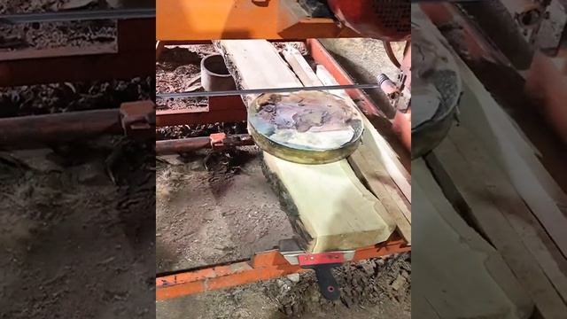 калибровка столешницы из смолы, и распил на две половины ? смотреть онлайн