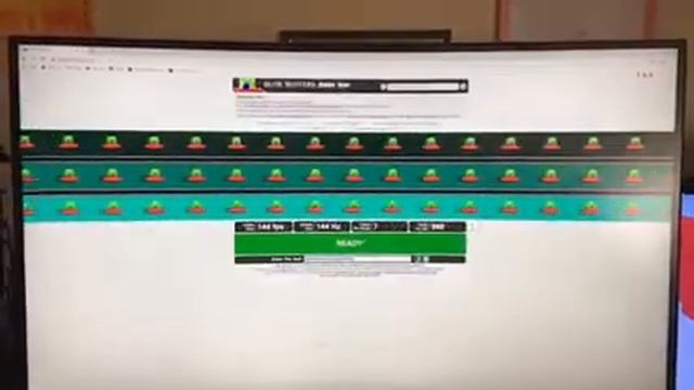 UFO GHOSTING TEST FOR AOC CQ27G2U 27 MONITOR смотреть онлайн