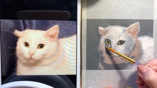 Гуашь на цветном картоне! смотреть онлайн