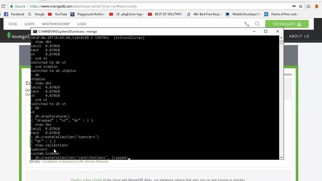 MongoDB Tutorial #01 MongoDB Overview , MongoDB Databases , Collections and Documents смотреть онлайн