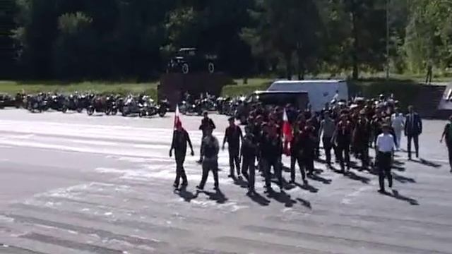 Польские байкеры в Брянске 30 08 16 смотреть онлайн
