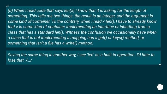Why does Python code use len() function instead of a length method? смотреть онлайн