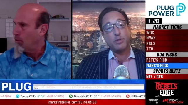 Rebel's Edge's with Jon & Pete Najarian - $RBLX $PLUG and CFB Bowl Games смотреть онлайн