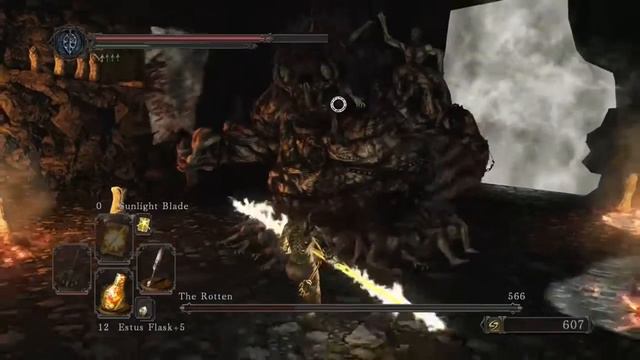 DARK SOULS 2: (Sotfs), Red Iron Twinblade vs The Rotten (ng+7). смотреть онлайн
