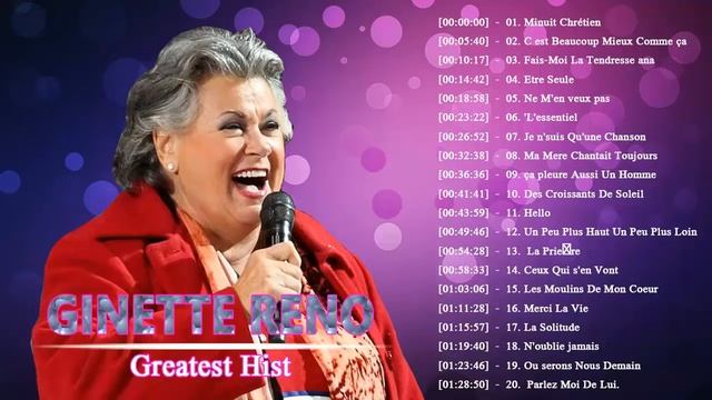 ginette reno playlist, mes plus belles chansons de ginette reno смотреть онлайн