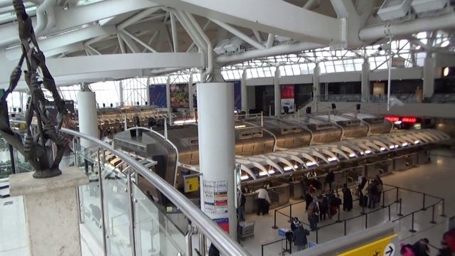 Нью Йорк. Аэропорт Кеннеди. Терминал#1. смотреть онлайн