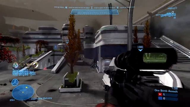 Halo: Reach Sniper Overkill Extermination (No Scope Headshots for Triple Kill and Overkill) смотреть онлайн
