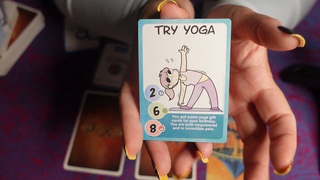 Board Game Cards Oracle Reading // ASMR (soft spoken, card shuffling) смотреть онлайн