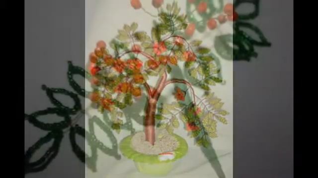 Поделки из бисера-Рябина из бисера смотреть онлайн