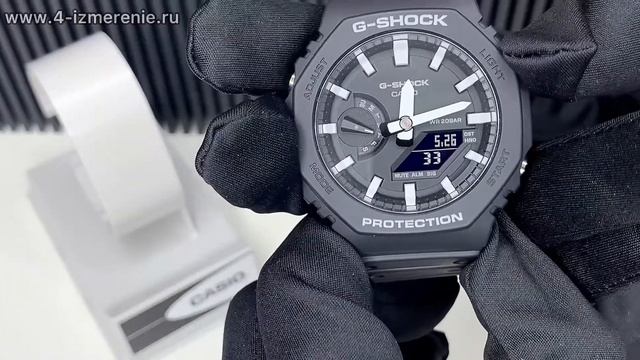Обзор 4 Измерение Casio G-Shock GA-2100-1AER смотреть онлайн