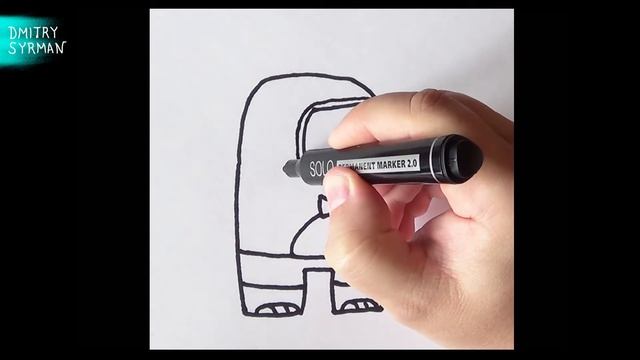 Как нарисовать Амонг Ас Той Фокси ФнаФ, How to draw Among Us Toy Foxy FnaF смотреть онлайн