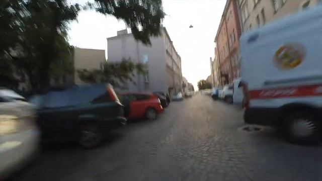 2019.06.23. Погода Петербург. Вечер. До АЛЫХ ПАРУСОВ. Велопрогулка. 4K. смотреть онлайн