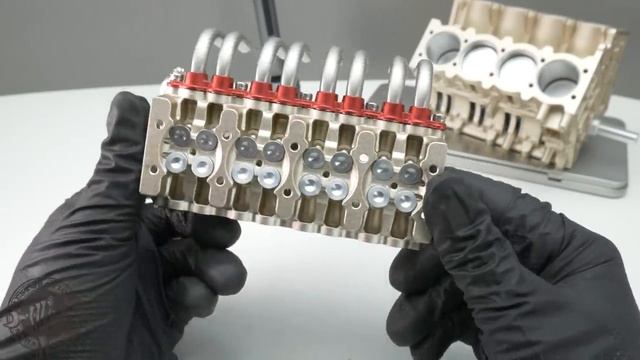 Building a V8 Engine Model Kit. Assembling and Starting the V8 Engine смотреть онлайн