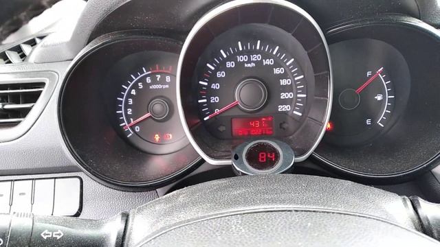 цифровой датчик температуры двигателя на Киа Рио 3 смотреть онлайн