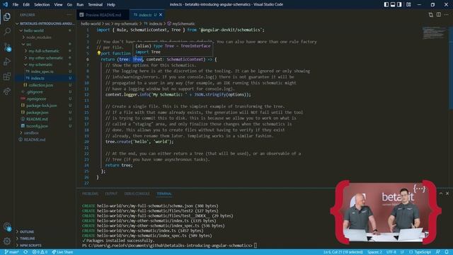 Betatalks #54 - Getting started with Angular Schematics, Prt. 1 смотреть онлайн