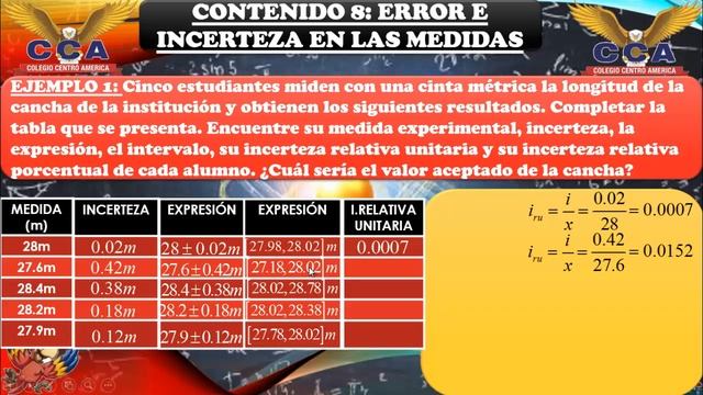 EJEMPLOS DE INCERTEZA DE MEDIDAS PROPAGACIÓN DE INCERTEZAS SUMA, RESTA, MULTIPLICACIÓN Y DIVISIÓN смотреть онлайн