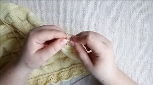 Ажурная кайма по кругу для обвязки