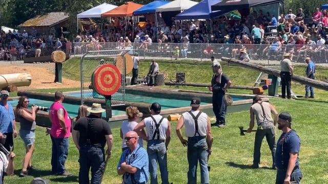 Athletic Lumberjack Competition | BUCKLEY, WA. LOG SHOW | Support Our Loggers смотреть онлайн