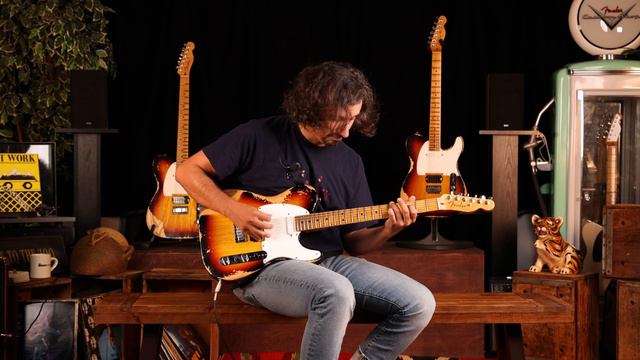The 90s are Back! Fender Custom Shop Telecaster Plus Heavy Relics at The Music Zoo! смотреть онлайн