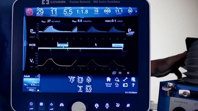 Puritan Bennett™ 980 Ventilator Advanced Lesson: PAV+™ Software смотреть онлайн