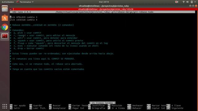 GIT: COMO ELIMINAR UN COMMIT ESPECÍFICO #24hAprendiendo #git #developer смотреть онлайн