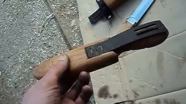 Ножи Чувашии. Деревянные ножны для ножа Малыша. смотреть онлайн