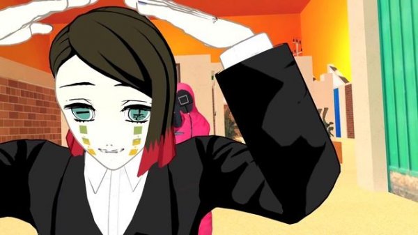 Demons play Squid Game (Demon Slayer VR)