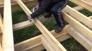 Строим каркасный дом для проживания своими руками (ч. 9). Правильная каркасная стена: процесс сборк