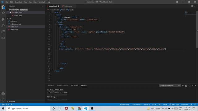 Contact list search filter using JavaScript | Filter list using JavaScript | NSCODE смотреть онлайн