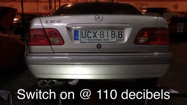 DRIFT Xaust on a Mercedes E350 смотреть онлайн